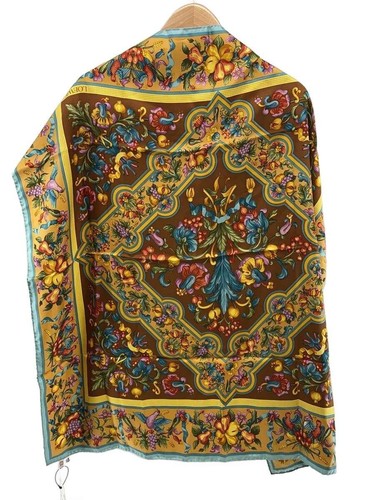 Loewe silk scarf pattern blue - silk,