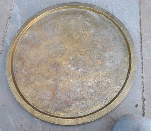 Antique large egyptian brass - large,