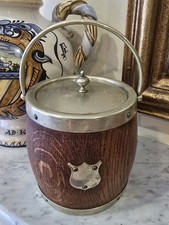 Antique Edwardian Oak and EPNS