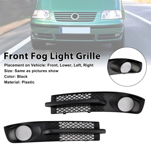 Front bumper fog light grill - front,