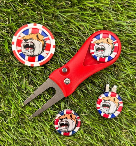 Magnetic golf pitchfork set - magnetic,
