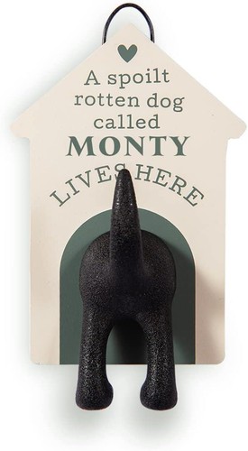 Personalised dog lead hook - personalised,