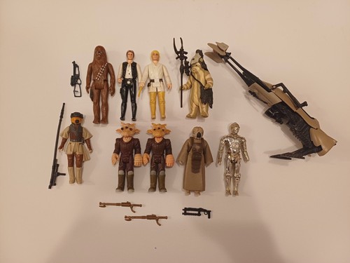 Vintage starwars figures - x9,