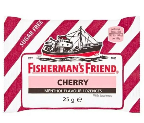 Fishermans friend cherry - friend,