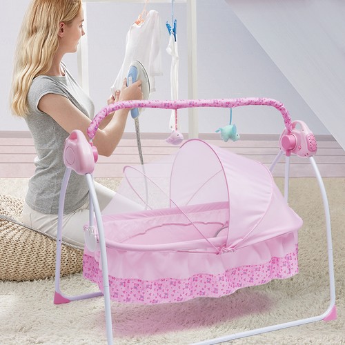 Electric baby crib cradle - electric,