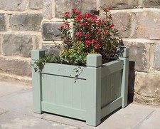 Handmade Painted Square Formal