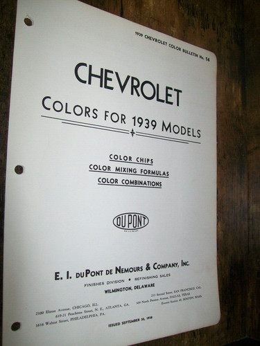 1939 chevy chevrolet dupont - 1939,