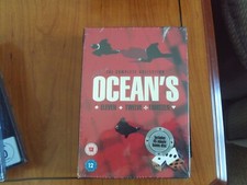 Ocean's Trilogy DVD (2007) George Clooney, Soderbergh (DIR) cert 12 4 discs new