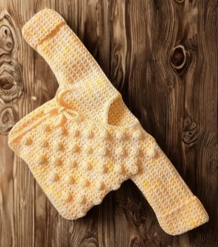 Handmade baby cardigan 3 - baby, 0-3