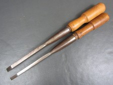 Pair socketed mortice chisels