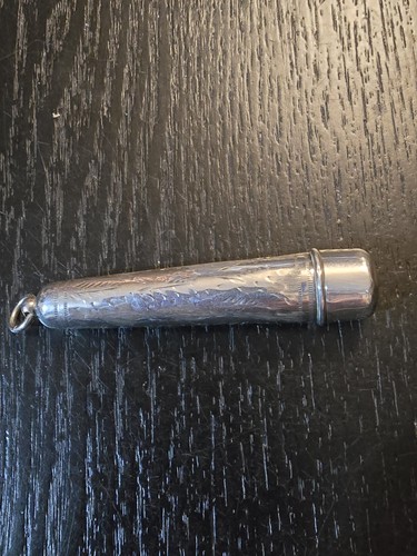Victorian solid silver cheroot - victorian,