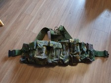 95 PATTERN BRITISH ARMY WEBBING TACTICAL VEST ASSAULT RIG EXCELLENT CONDITION