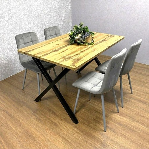 Modern dining table - table, set