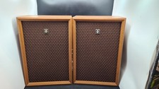Vintage Sanyo HIFI Stereo Speakers SX-2611? Wooden 1970s Made In Japan WORKING