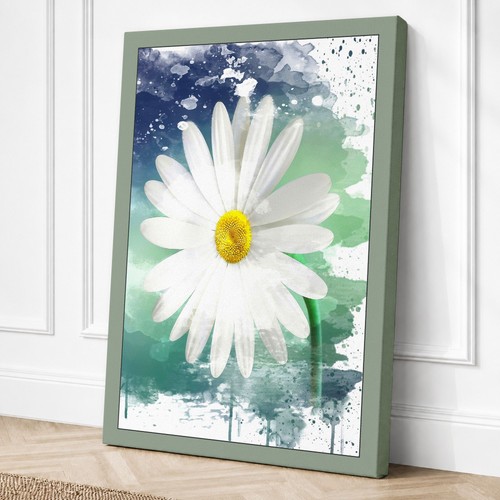 Daisy blue botanical - daisy,