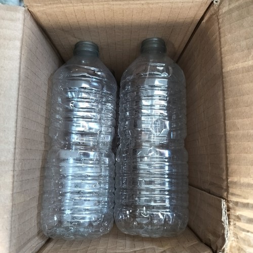 Clean empty plastic - x,