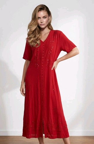 Vintage kaaku red beaded - kaaku,