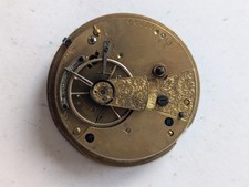 Antique 46.85mm Fusee Pocket Watch Movement (Ticks)