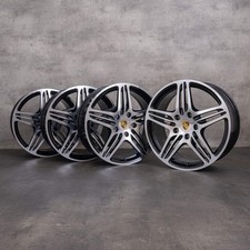 Porsche 911 Wheels Rims 19 Inch 997 Turbo & S 99736215605 99736216202 Black