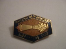 2002 REPLICA RAYLEIGH WEIR SPEEDWAY CLUB ENAMEL BROOCH PIN BADGE