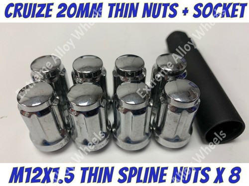 Alloy wheel nuts spline 20mm - nuts,