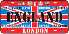 England License Plate