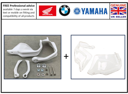 White handguards clear - white,