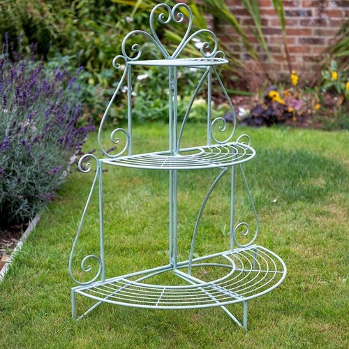 Green metal heart - heart, shelves