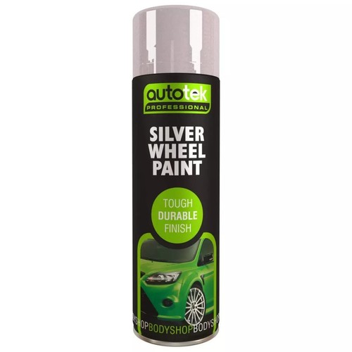 Autotek silver wheel aerosol - silver,