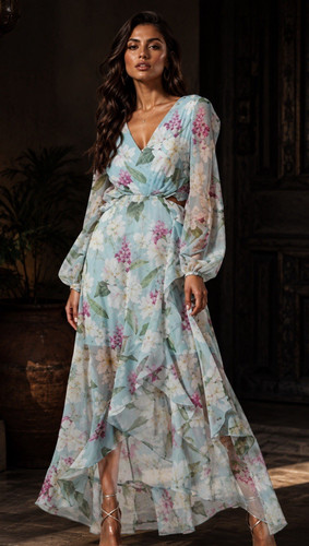 Lipsy blue floral - lipsy, midi