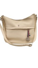 Beverley Hills Polo Club Butter Colour Soft Leather Slouch Shoulder Bag