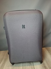 IT Luggage Grey Desirable Medium Soft Suitcase Grey Wheeled 50x75x 26 cm P3256