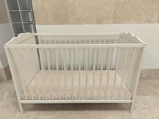 Ikea hensvik baby cot white