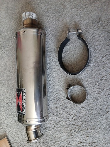 Black widow exhaust - widow, silencer