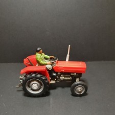 Vintage Britains 1:32 Toy Farm Massey Ferguson 135 Classic With Farmer Rare Find