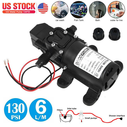 12v water pump 130psi self - 12v,