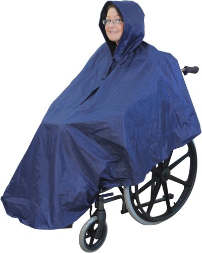 Wheelchair poncho rain cover - wheelchair,