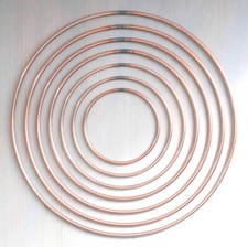 Strong Copper Coated Metal Dream Catcher Dreamcatcher Ring Macrame Craft Hoops 