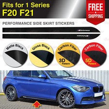 Fits BMW F20 F21 1 Series Sport Racing Side Skirt Stickers Vinyl Decals Stripes