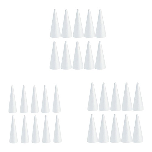 10x foam cones for crafts - cones,