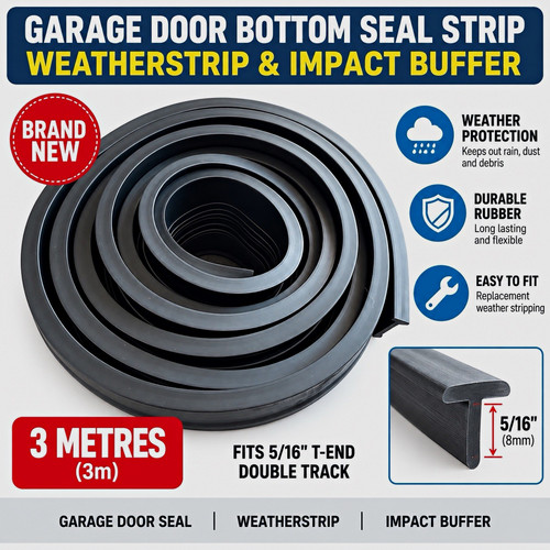 Garage door bottom seal - garage,