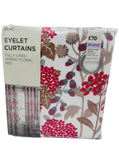 Next 89x90 Curtains – Red