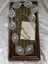 Silver Concho Chain Belt