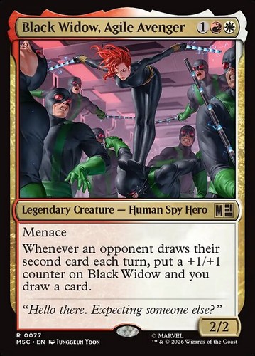 Mtg black widow - mtg, agile