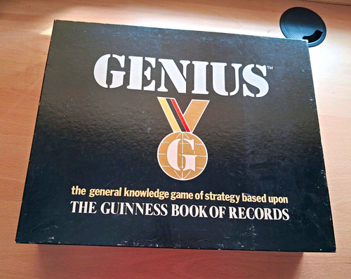 Guinness genius board game - board,