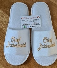 Bride Team Disposable Slippers