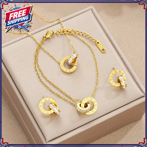 Stainless steel necklace - steel,