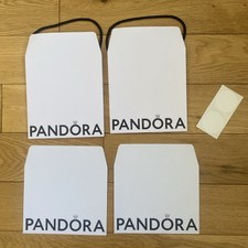 Pandora White Gift Bags with