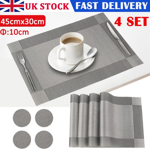 Set pvc place mats 4 - of,