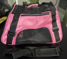 Pink Pet Carrier for Dogs & Cats 